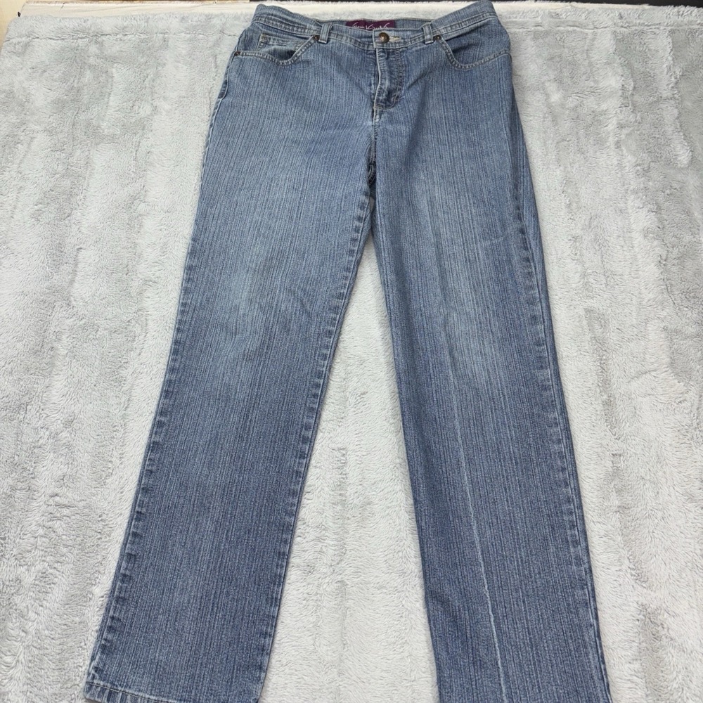 Gloria Vanderbilt Women's 10 Amanda Denim Straight Pants